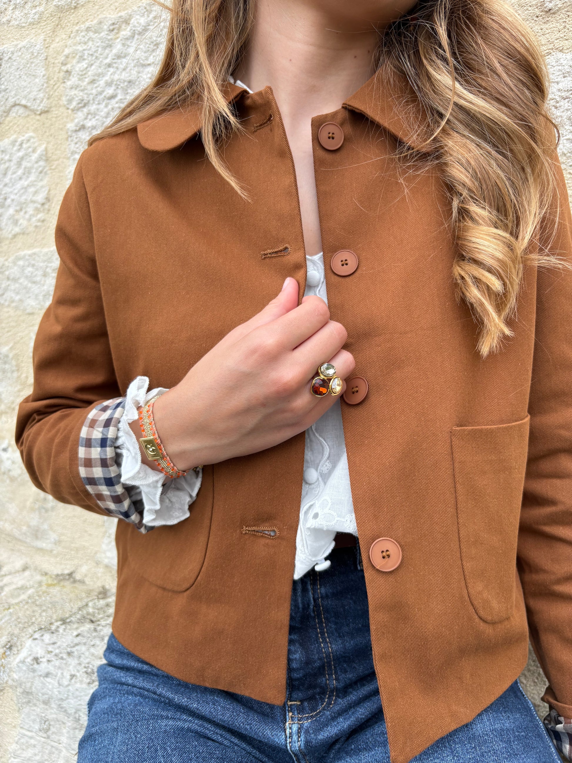 Bague pierres de couleurs
