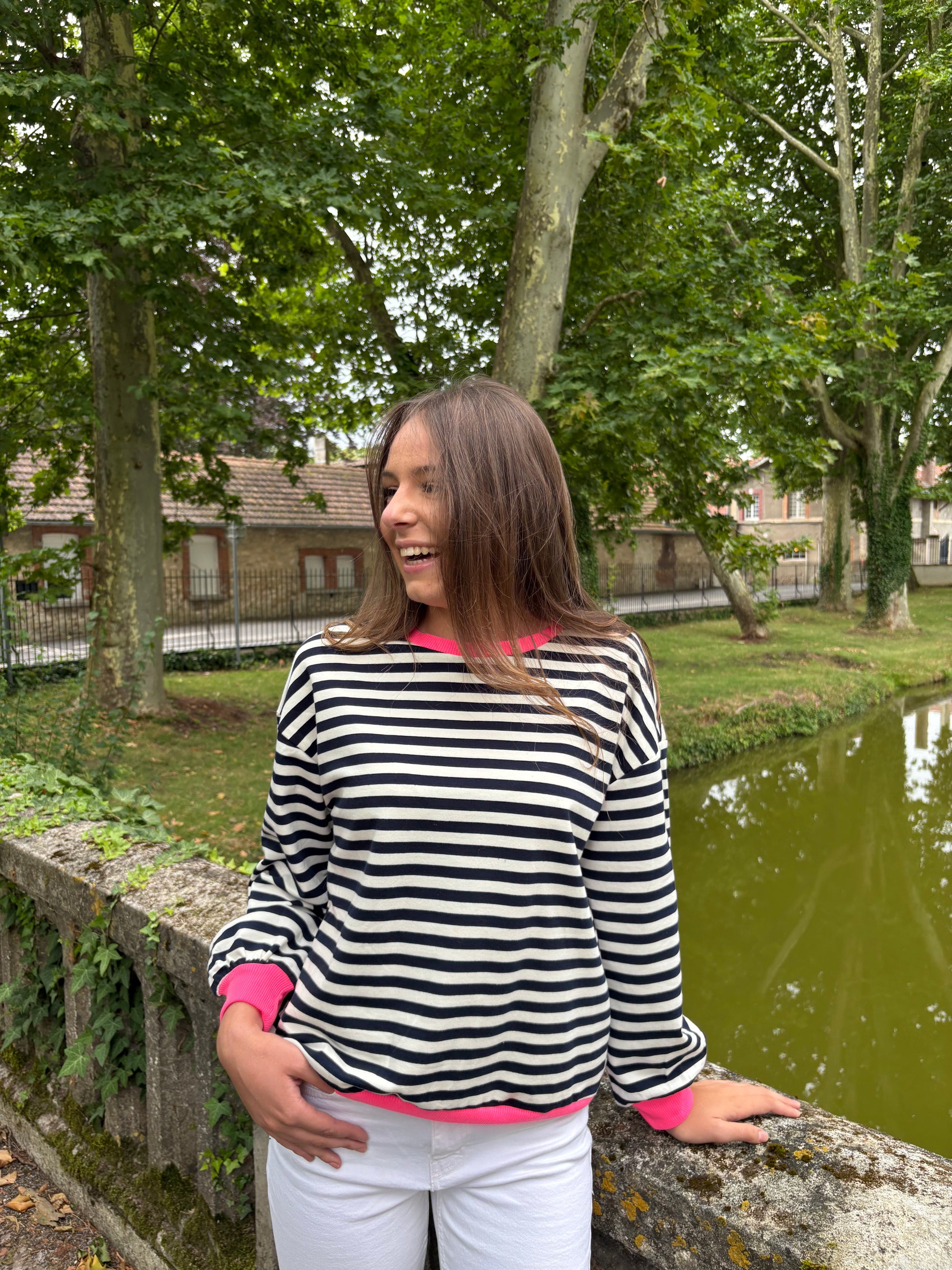 Sweat-shirt marinière