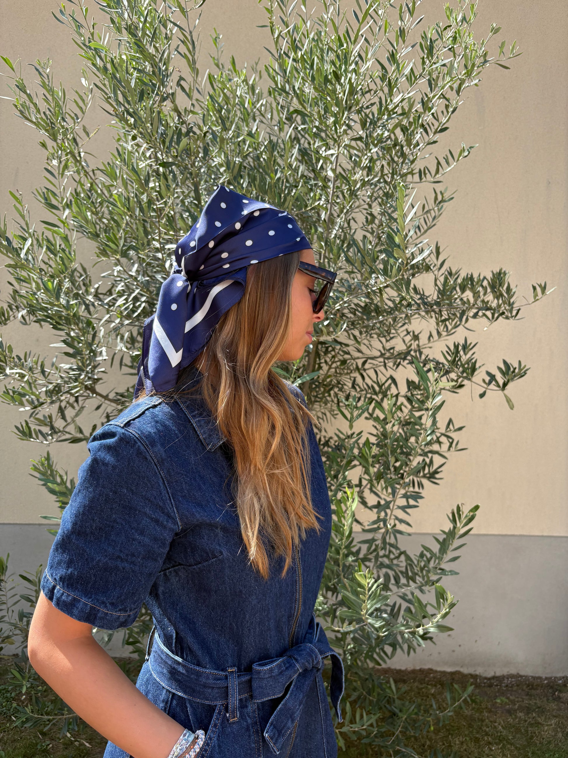 Foulard à pois
