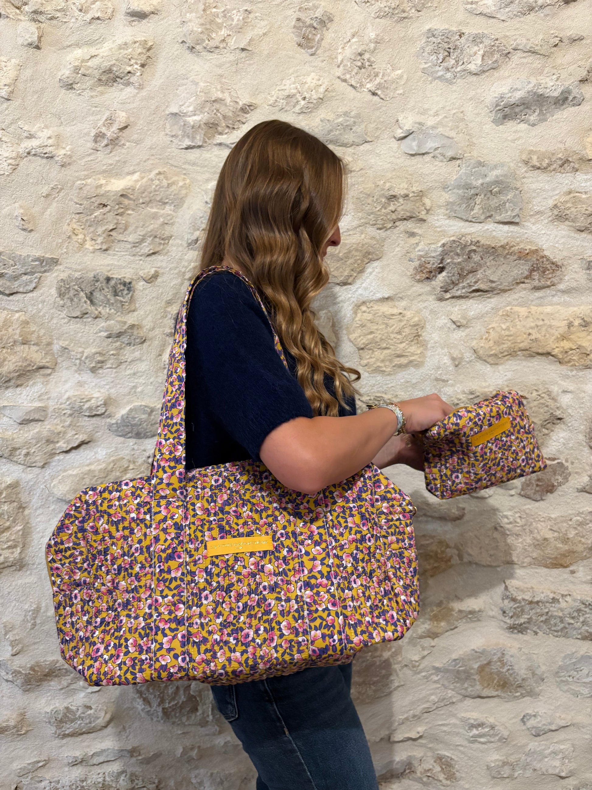 Ensemble fleuri jaune
