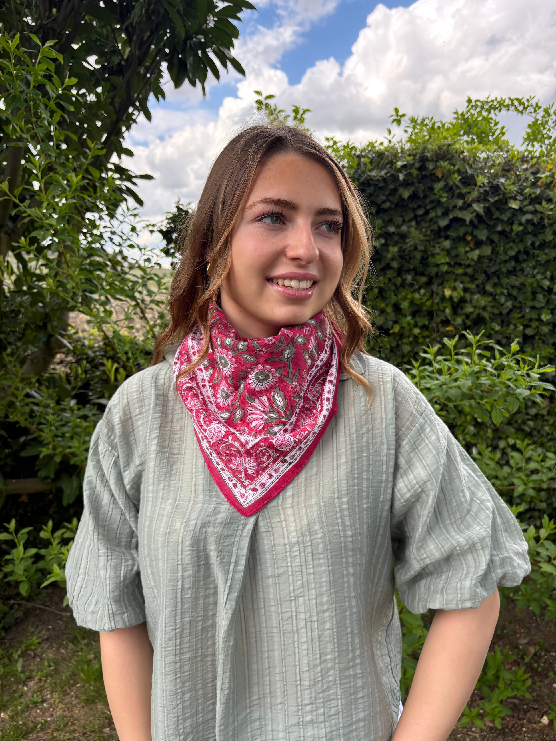 Petit Foulard Rose