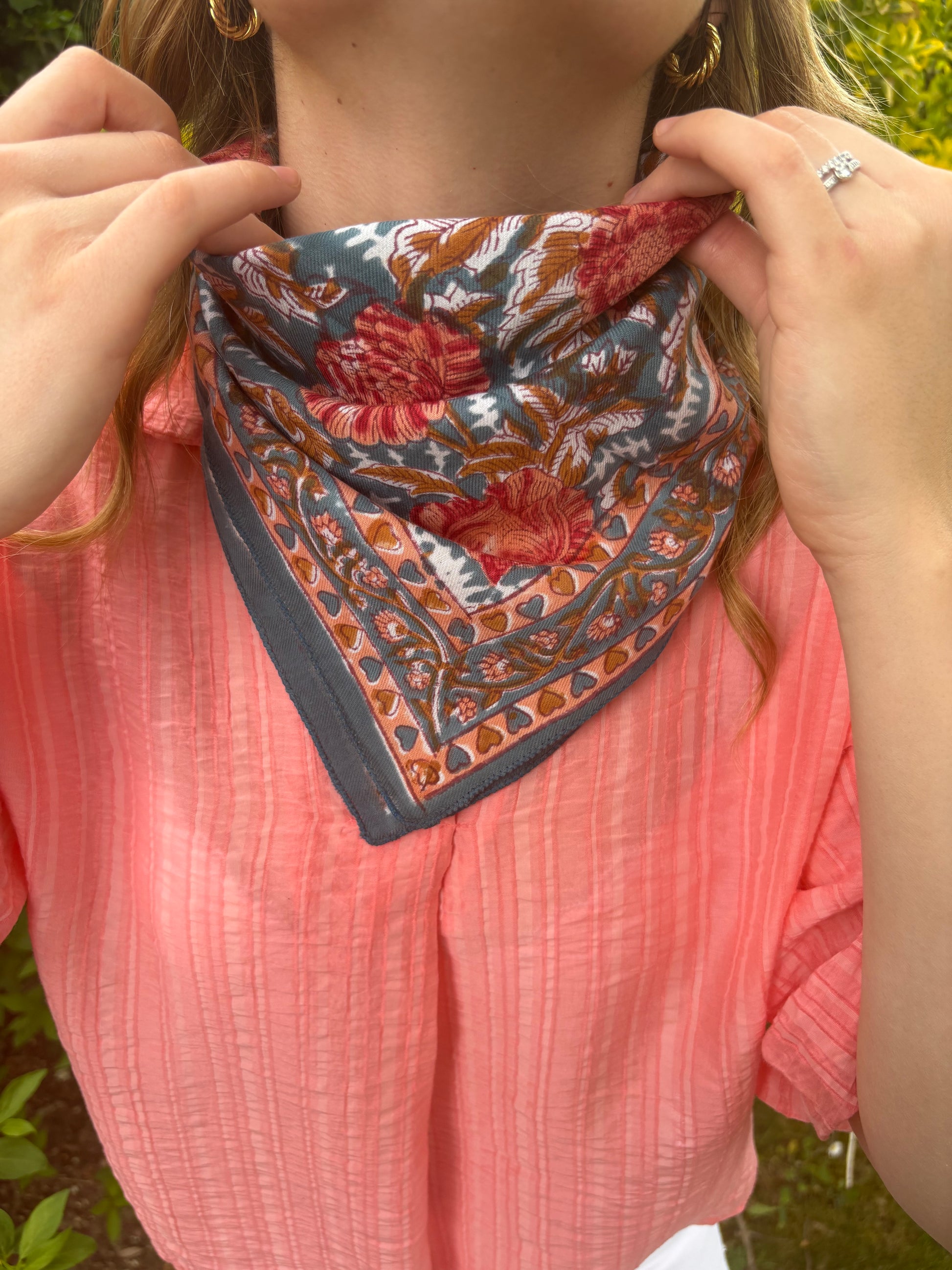 Petit Foulard Dahlia
